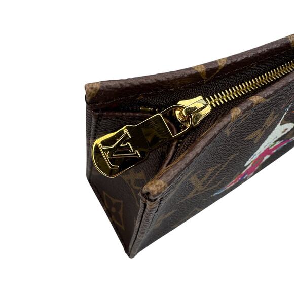 Louis Vuitton Murakami Bag LV x TM Trio Toiletry Pouch 15 Onionhead Monogram - Picture 6 of 13